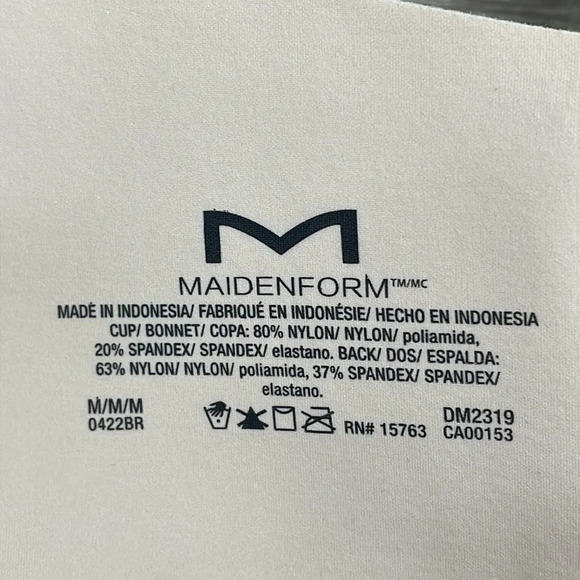 Maidenform T-Shirt Bra with Dreamwire Blush Pink DM2319 Size M - Picture 6 of 14